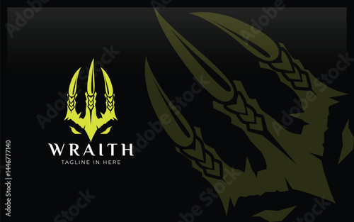 Letter W logo formed wraith eye 