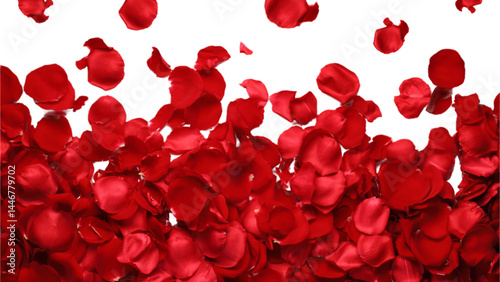 red rose petals