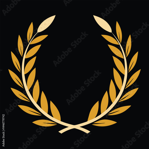 Laurel crown gold