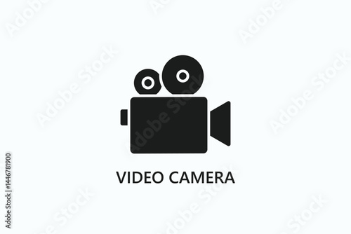 Video Camera Icon Or Logo Isolated Illustration