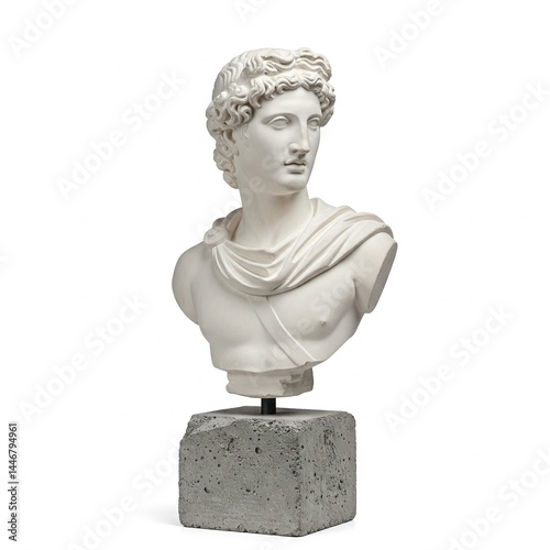 plaster sculpture, clay model, sculpted figure, decorative sculpture, human sculpture, statue art, plaster art, 