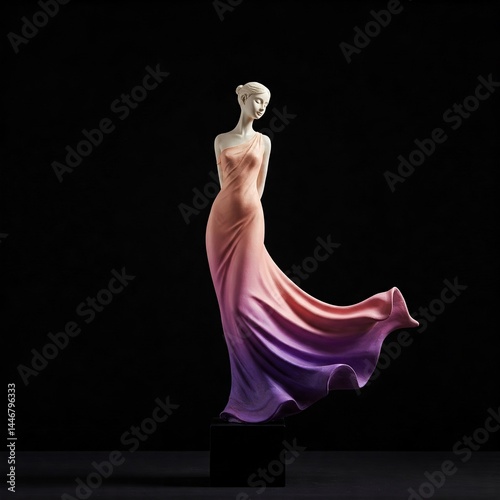 plaster sculpture, clay model, sculpted figure, decorative sculpture, human sculpture, statue art, plaster art, 