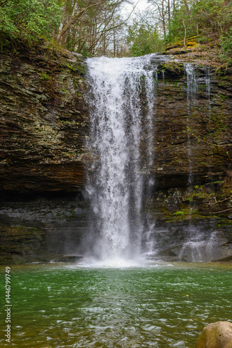 Cherokee Falls in Cloudland Canyon State Park, near Rising Fawn, Georgia.