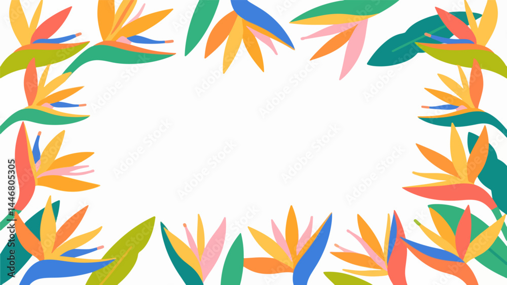 canna pattern, flower vector pattern surrounds the border. canna pattern, flower vector pattern surrounds the border.