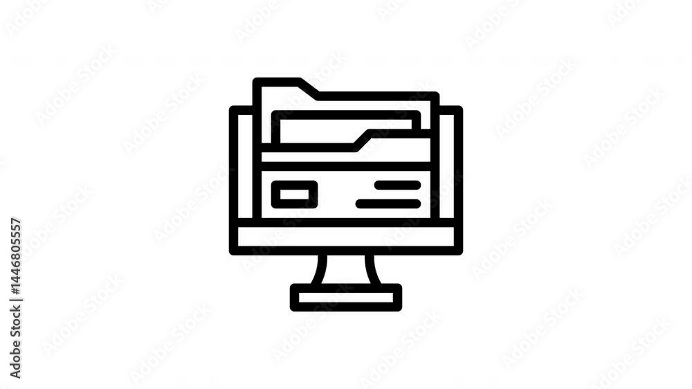 file folder animated icon file folder animated icon