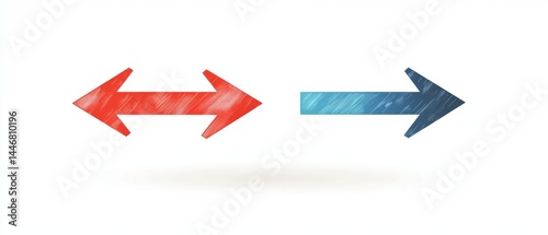 Two Directional Arrows