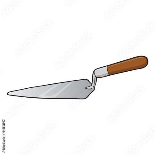 mason trowel vector illustration