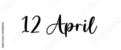 Motivational month name text for printing items, T-shirts, and mug printing.