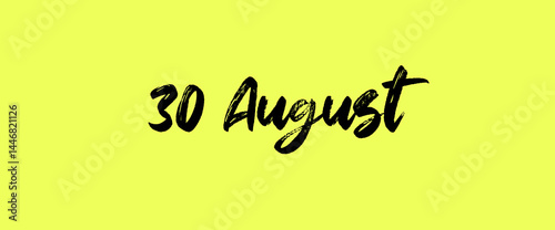 Motivational month name text for printing items, T-shirts, and mug printing.