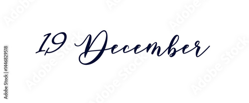 Motivational month name text for printing items, T-shirts, and mug printing.