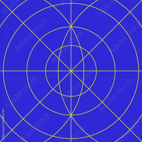 blue radar screen