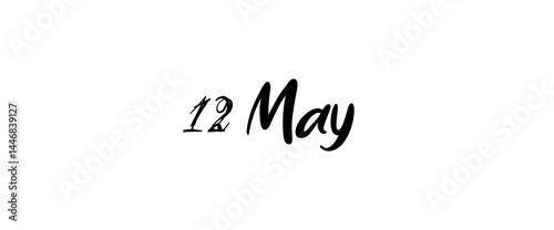 Month name text design art typography designs for prints, posters, cards, t shirt, coffee mug hoodies etc.