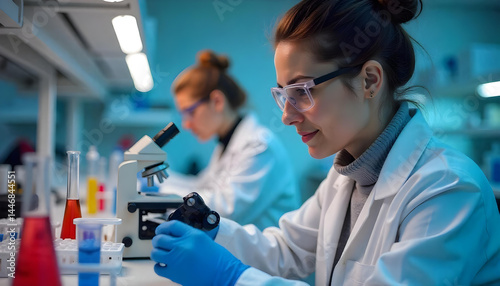 scientist working in laboratory
