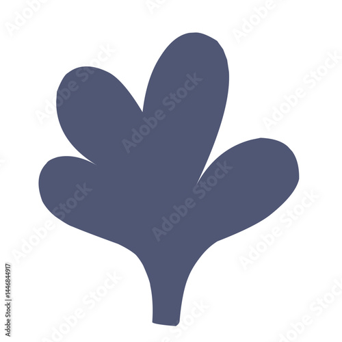illustration Aquarium seaweed silhouette