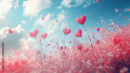 Beautiful valentine day, love background