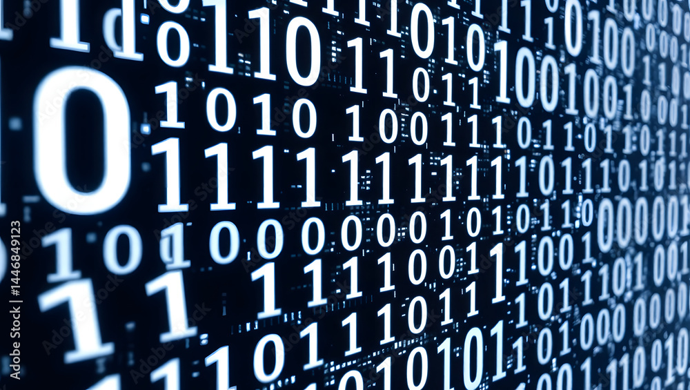 technology background binary number technology background binary number