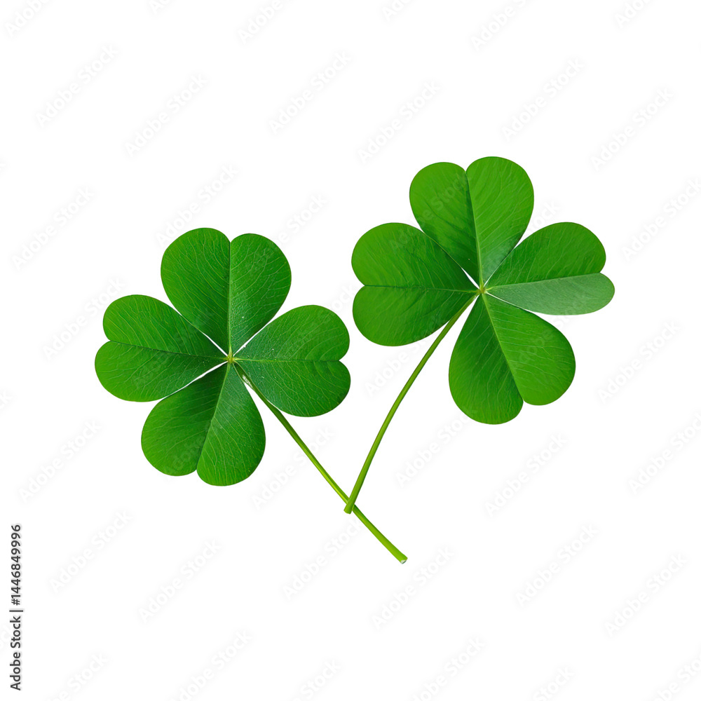 custom made wallpaper toronto digitalGreen Clover And Shamrock, Generative AI