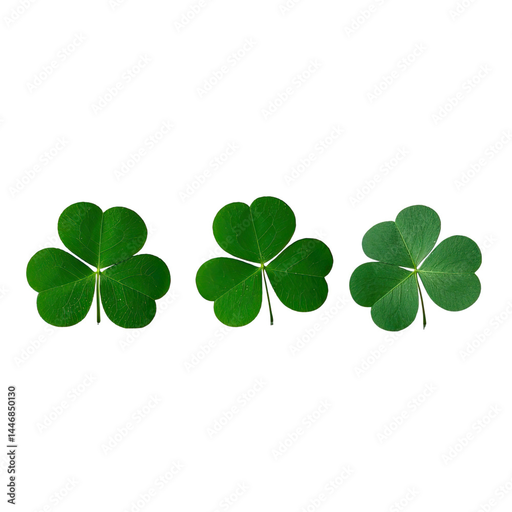 Green Clover And Shamrock, Generative AI Green Clover And Shamrock, Generative AI