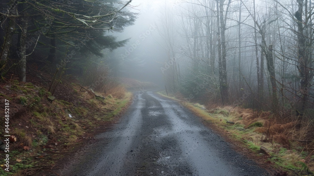 Misty Forest Road