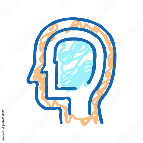 ontology philosophy icon doodle illustration