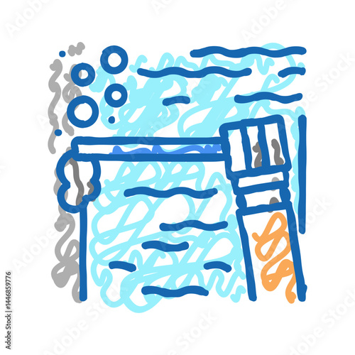 spot welding icon doodle illustration