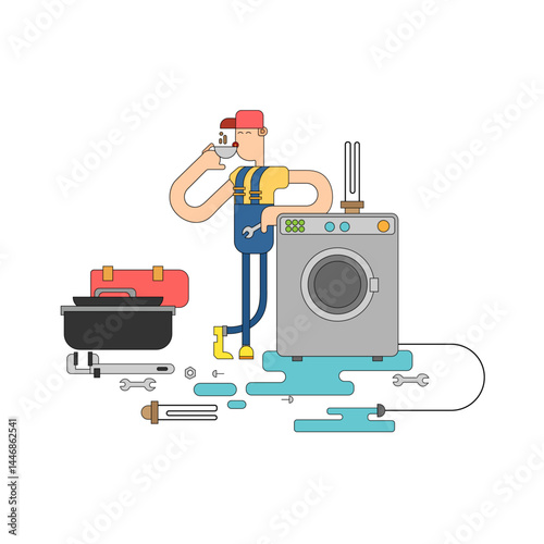 Washing machine repair