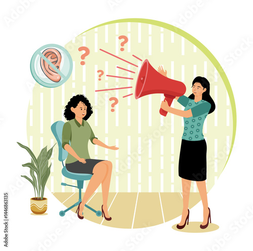 Employees Face Communication Challenges in the Workplace Meeting Deaf Coworkers.