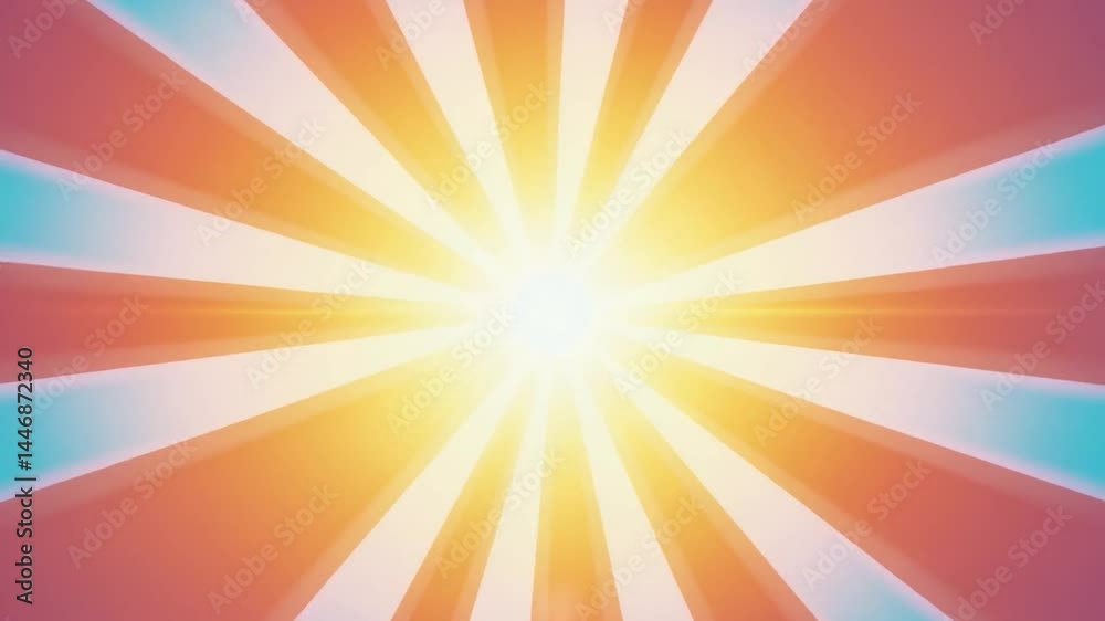 Colorful radial burst background with light rays. Colorful radial burst background with light rays.