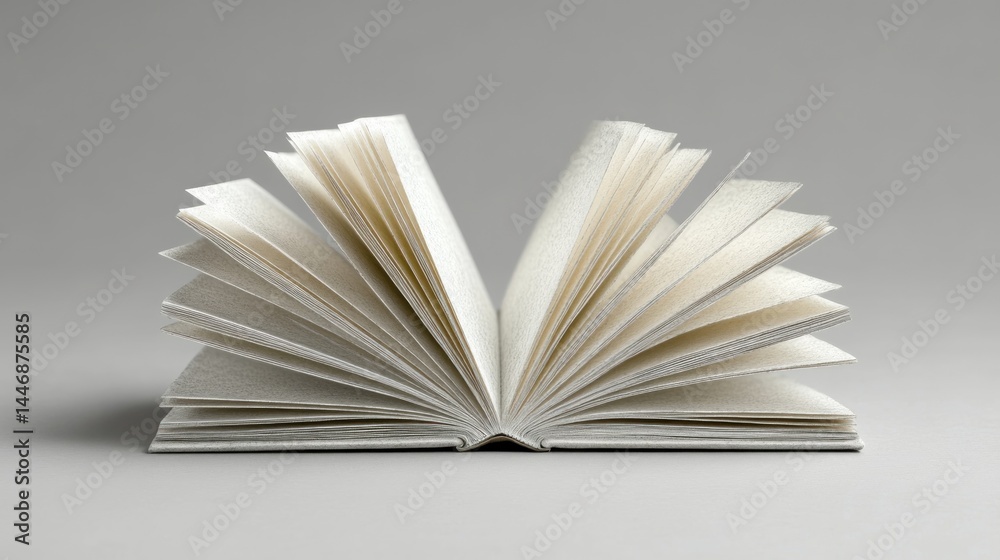 Fototapeta premium Open book, blank pages