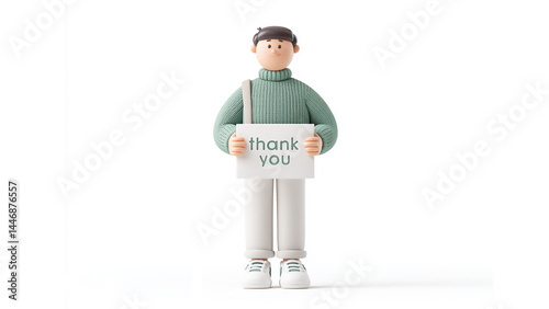 A man holding a 