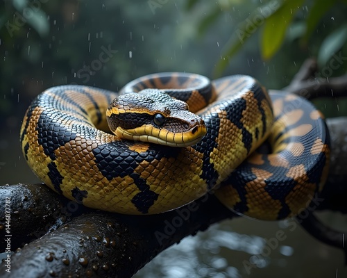 close up of a snake
