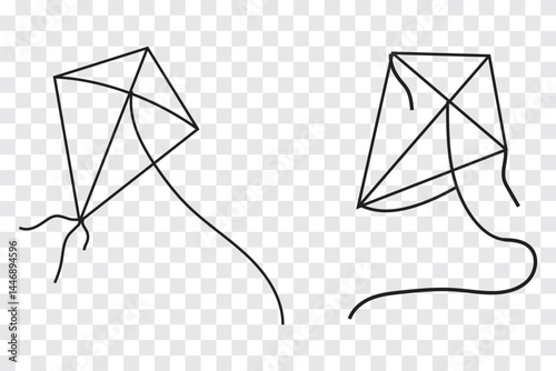 Kite icon set. kite vector icon. Variety Design. Eps 10