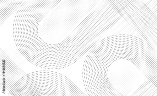 点線と曲線で作られたアブストラクト背景素材