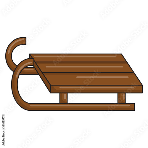 Wooden Sled