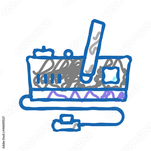 generator smoke icon doodle illustration