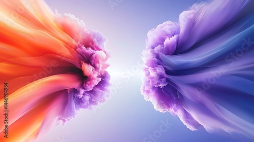 Abstract color convergence