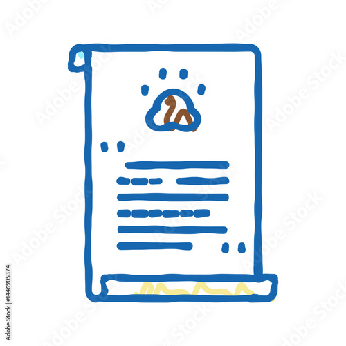 prayer pet funeral icon doodle illustration