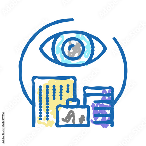 open operations icon doodle illustration