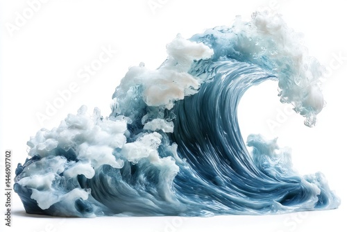 Ocean wave sculpture