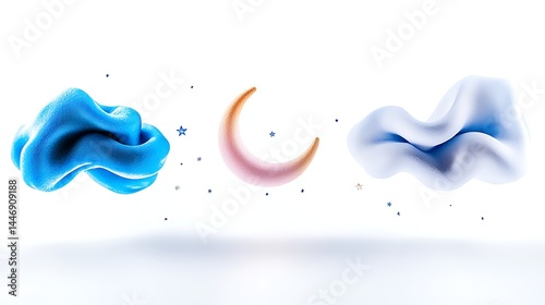 Abstract colorful shapes