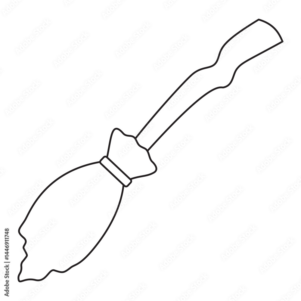 Obraz premium Witch Broom