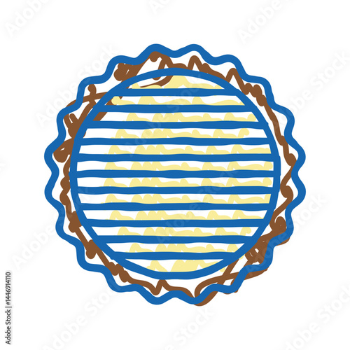 tree timber icon doodle illustration