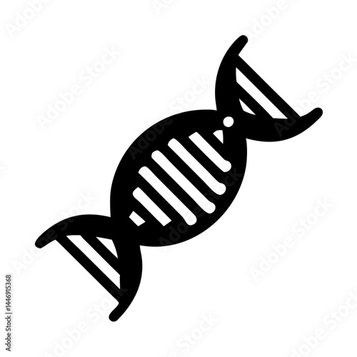 A visual depiction of a Deoxyribonucleic Acid DNA double helix strand structure