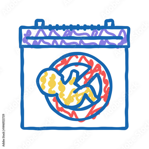 unplanned pregnancy icon doodle illustration
