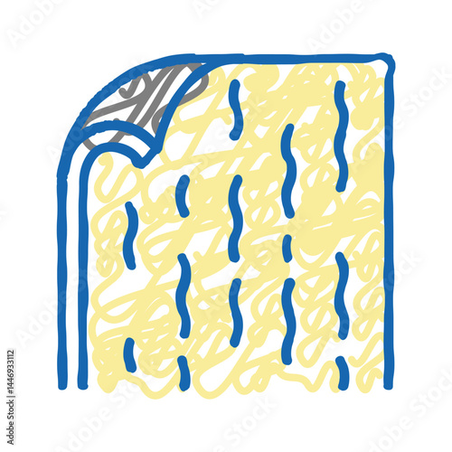 linoleum floor icon doodle illustration