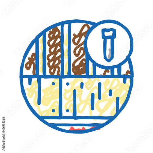 roof deck icon doodle illustration