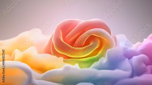 Blurred color gradient
