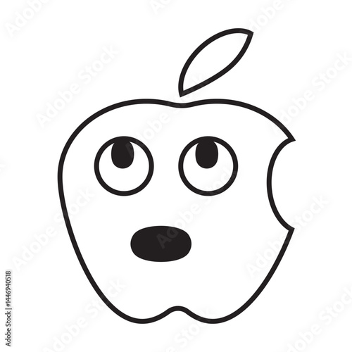 apple cartoon character