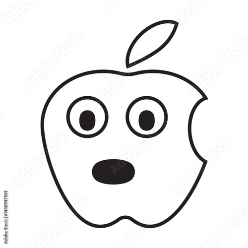 apple cartoon character