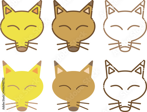 かわいいキツネのイラストセット